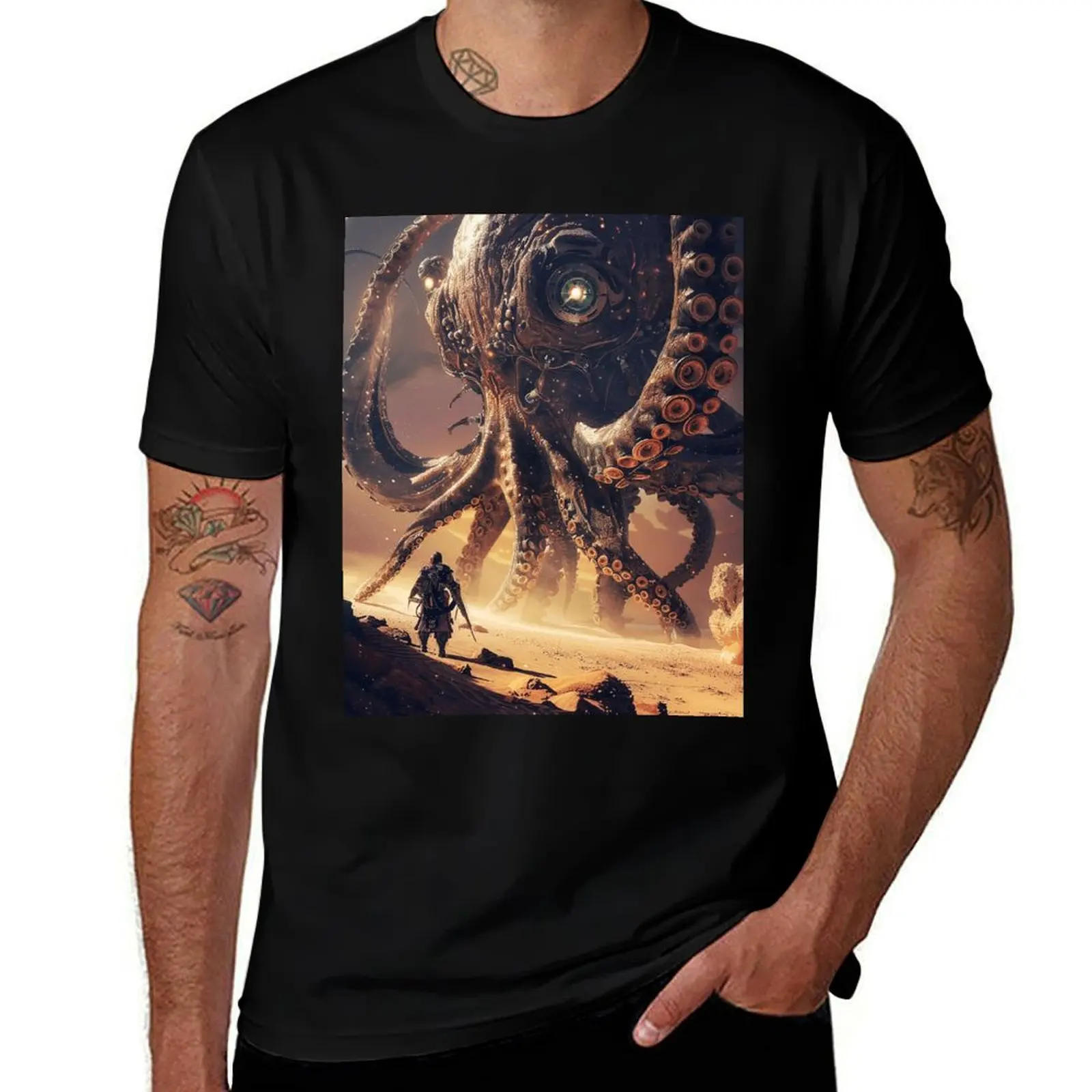 

man Cthulhu casual man shirts heavy t shirt shirt cotton men t 100% cotton luxury brand t for men Machine T-Shirt