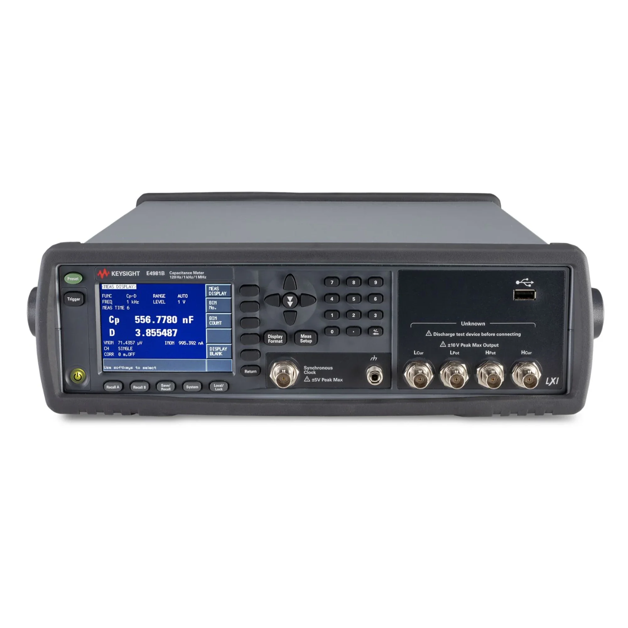 Keysight E4981B Capaciteitsmeter 120 Hz / 1 KHz / 1 MHz