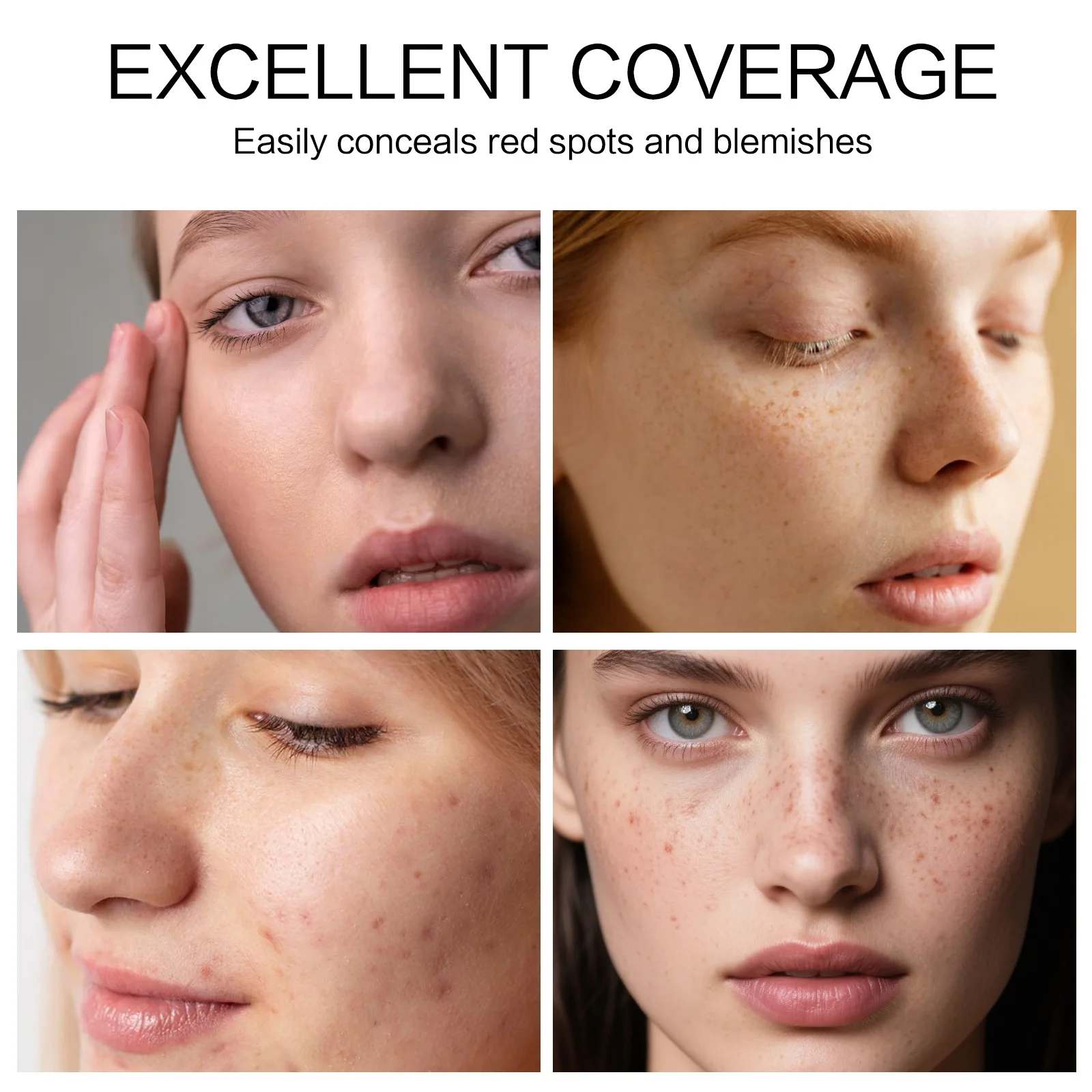 30 ml Changing Foundation SPF 15 – leichtes, feuchtigkeitsspendendes flüssiges Make-up, deckt Hautunreinheiten und Rötungen für eine mittelgroße Haut ab