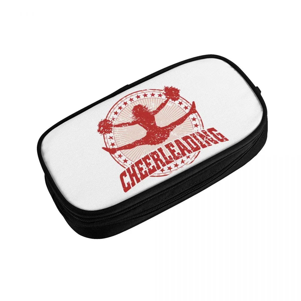 Cheerleading Girl Customized School Pencil Case Girl Boy Large Capacity Pencil Box Students Stationery