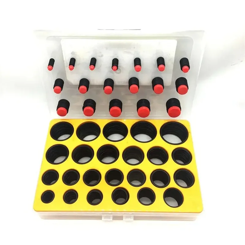 Universal Excavator O-Ring Box Oil Seal Gasket Kit 656Pcs 42 Sizes NBR Rubber Repair Seal Set For E320 320B 320C 330C Constructi