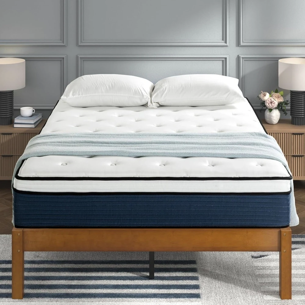 

12 Inch Comfort Support Hybrid Mattress [new Version], Full, Fiberglass Free, Medium Plush, Motion Isolation