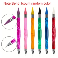 1pc Random 5D DIY Resin Diamond Painting Nail Point Diamond Tools Point Drill Pen Diamond Embroidery Cross Stitch Accessories