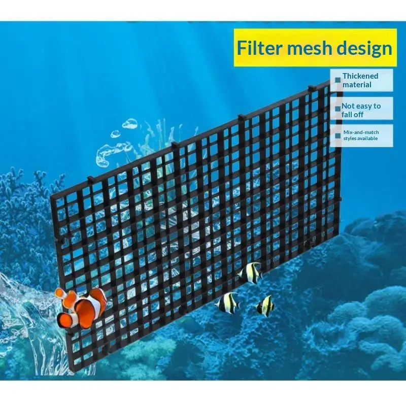 1Pcs Multifunctional Isolation Grid Board Plastic Undergravel Bottom Plate Tray Black White Seperator Divider Board Net