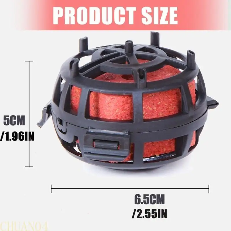 

A1A2 Professional String Hook Fishing Baits Cage Anti-Bottom Fishing Rig Set 6 Hook