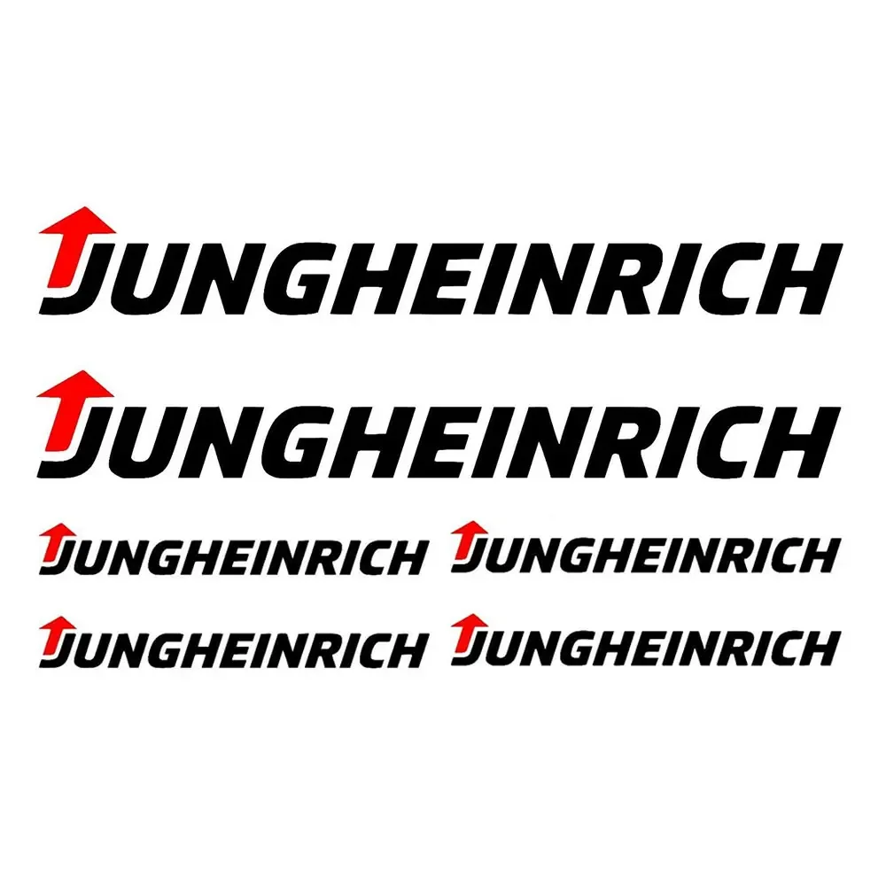 6 قطع لملصق Jungheinrich لرافعة شوكية درج رافعة شوكية شاحنة رافعة شوكية 40 سم