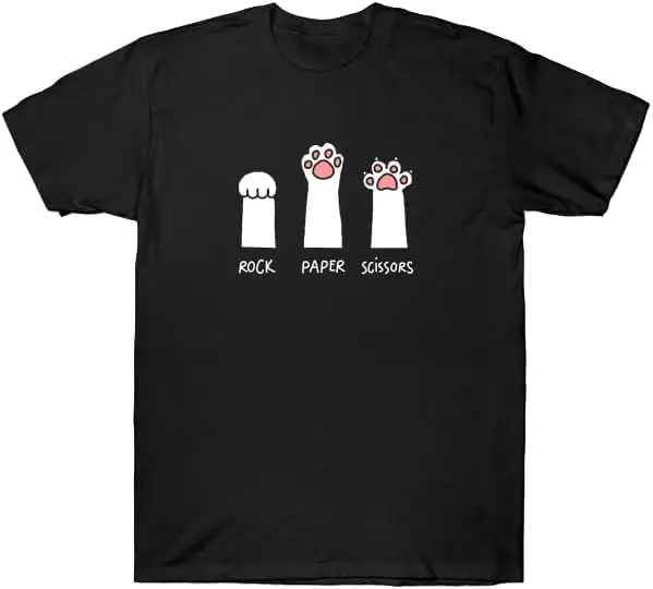 Rock Paper Scissors: Funny cat T-Shirt