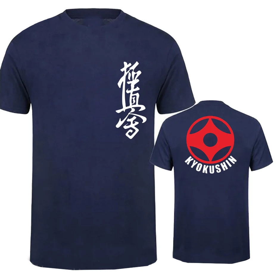 Tshirt men Unisex Tshirt Black Tshirts Homme Tees Kyokushin Karate Masutatsu Oyama Karate Japan Custom T-Shirt Print TShirt Men