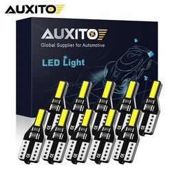 AUXITO-Lâmpada LED interior do carro, T10, 168, 2825, 194, 6000K, branco, W5W, 12V, apto para Toyota Corolla 150, Camry 40 CHR, 10 peças