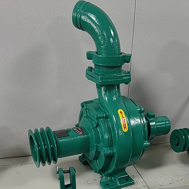 Double Impeller Centrifugal Water Pump, High Pressure High Head Diesel Engine Trailer Pump for Farmland Irrigation - view 3