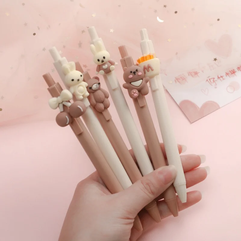 Caneta de urso tridimensional, 1 caneta aleatória