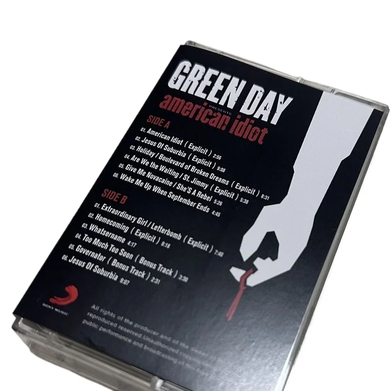 En Stock: Casete de Green Day American Idiot, Álbum Conceptual Pop Punk, Nuevo Sellado Original
