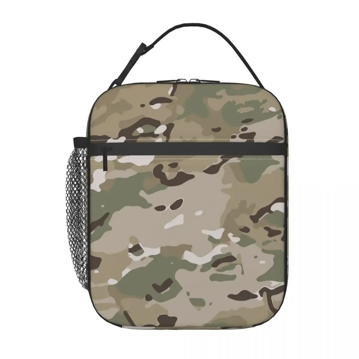 Camouflage Pattern Insulated Lunch Bags for Work School Tactical Camo Leakproof Cooler Thermal Lunch Box Women Kids