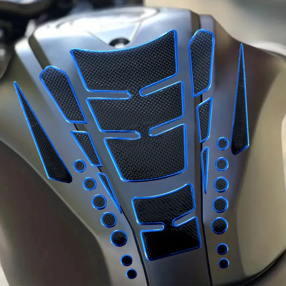 ثلاثية الأبعاد سيارة دراجة نارية خزان الوقود الغاز وسادة ملصق مائي دراجة نارية الشيطان حامي الوقود سباق الملحقات نوع عالمي #3