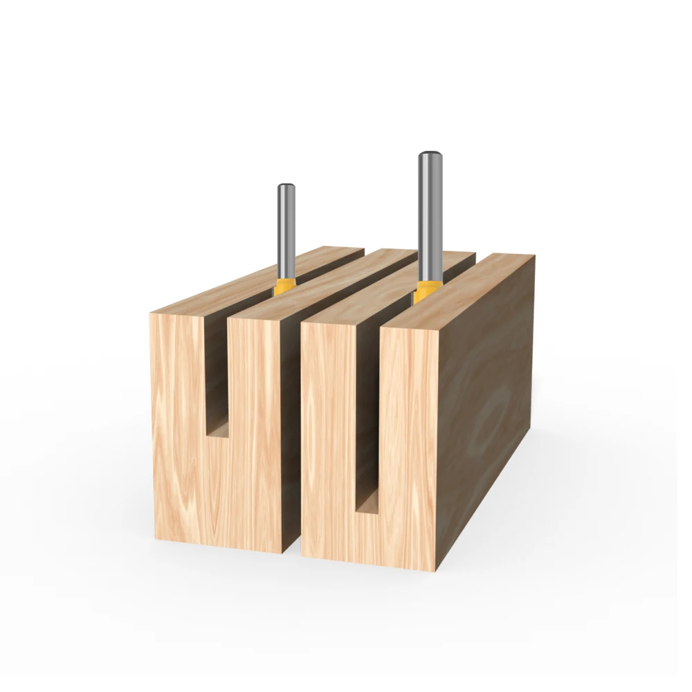 Lavie 1Pc 8Mm Schacht Rechte Router Bit 1/2 Inch Frezen Snijdiameter Rand Houtbewerking Snijmes