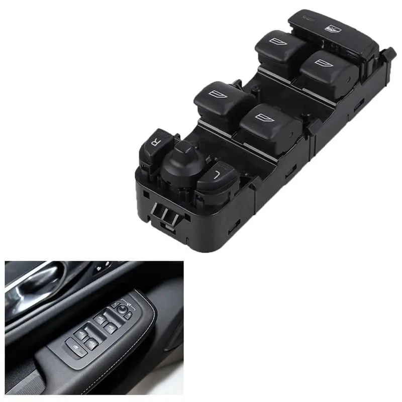 Superior-1 Piece Car Power Window Control Switch Window Glass Control Lift Switc 31433406 Black ABS For VOLVO XC90 XC60 V90