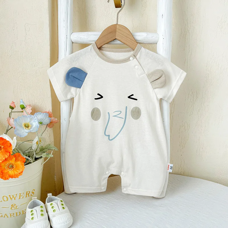 

Baby onesies summer thin clothes summer clothes Class A short-sleeved onesies boys and babies