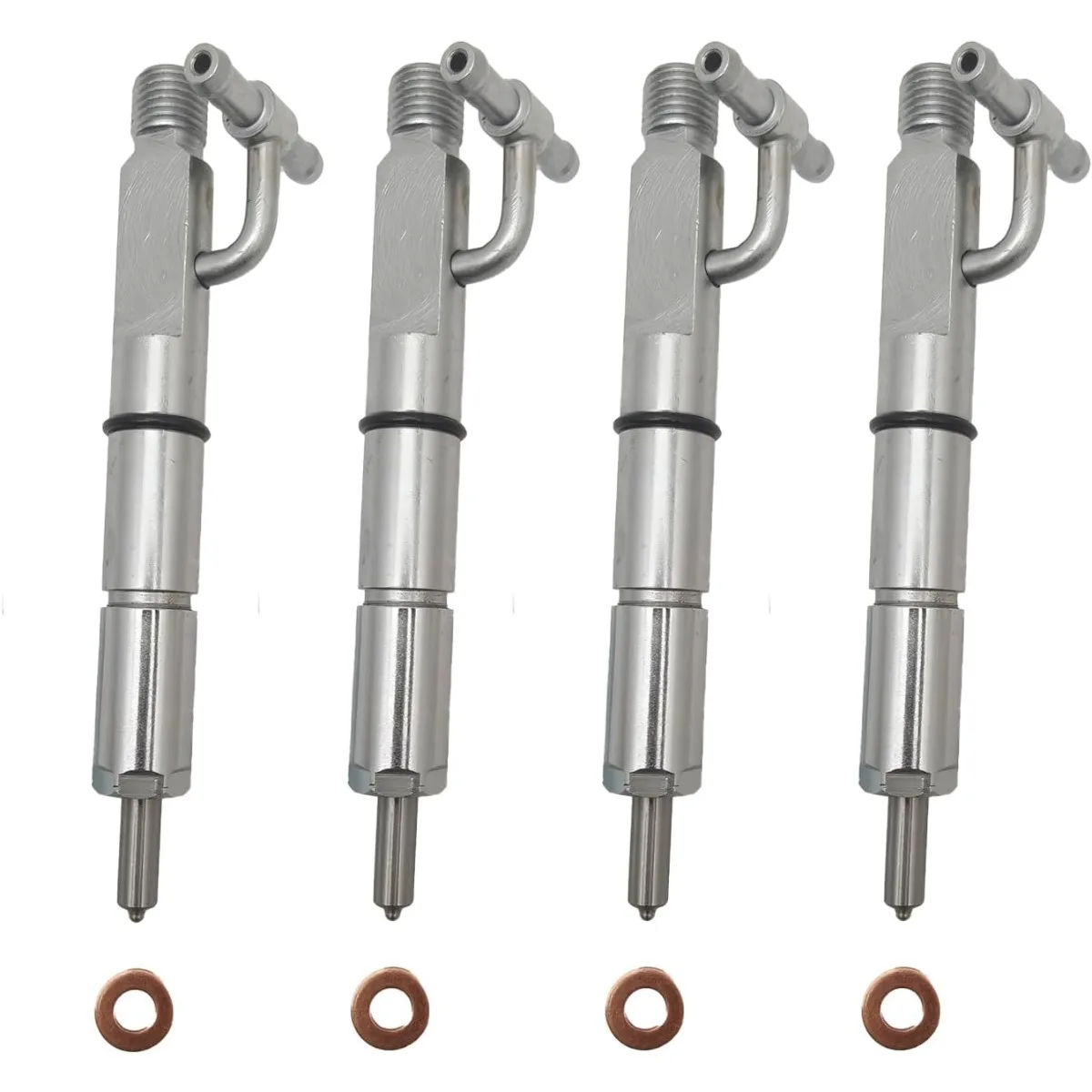 093500-7500 ME220255 Fuel Injector Compatible For Mitsubishi 4D34 4D34T Engine (Pack of 4)