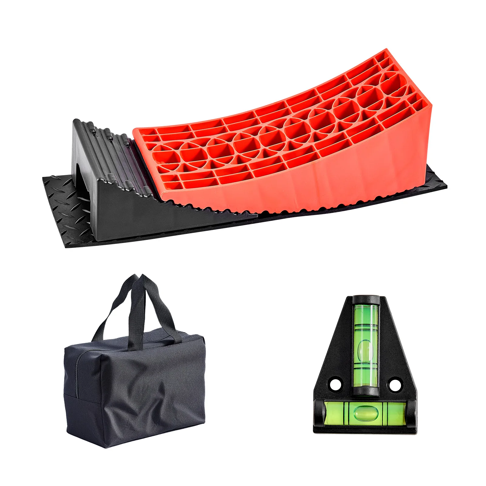 

SucceBuy Выравниватели для кемпера, 2 шт. Выравнивающие блоки для автофургона, выбор колес для кемпера, комплект выравнивателей для кемпера с противоскользящим ковриком, сумка для переноски уровня