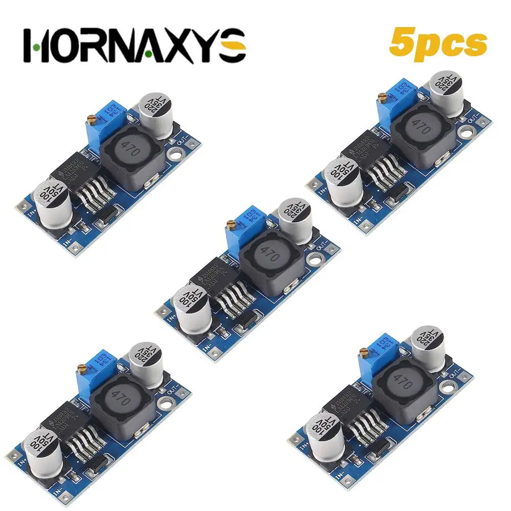 1-10Pcs LM2596 Step-Down Module DC-DC Adjustable Buck Converter Voltage Regulator Conversion Power Supply Module LM2596