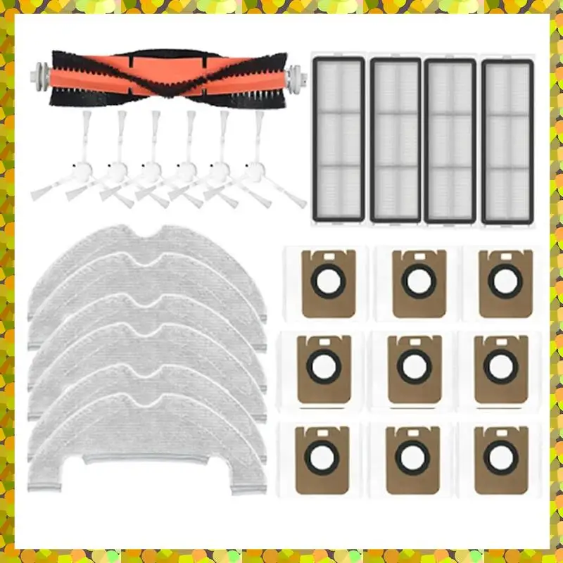 

AGLH For Dreame Bot D10 Plus RLS3D Robot Vacuum Cleaner Hepa Filter Mop Main Side Brush Dust Bag Replacement Parts