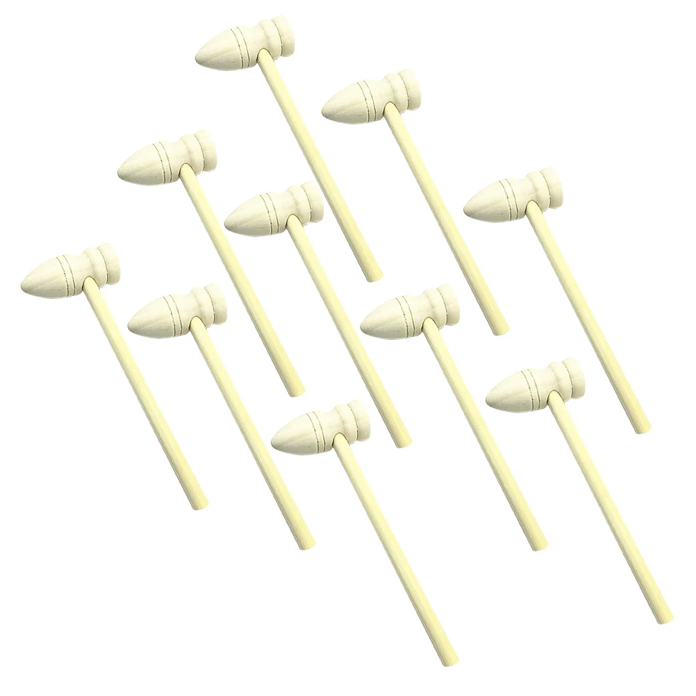 1 مجموعة الصلبة المطارق الخشبية الصغيرة الإبداعية عدد وأدوات المأكولات البحرية مخلب المفرقع جراد البحر مطرقة المأكولات البحرية كعكة المطرقة #5