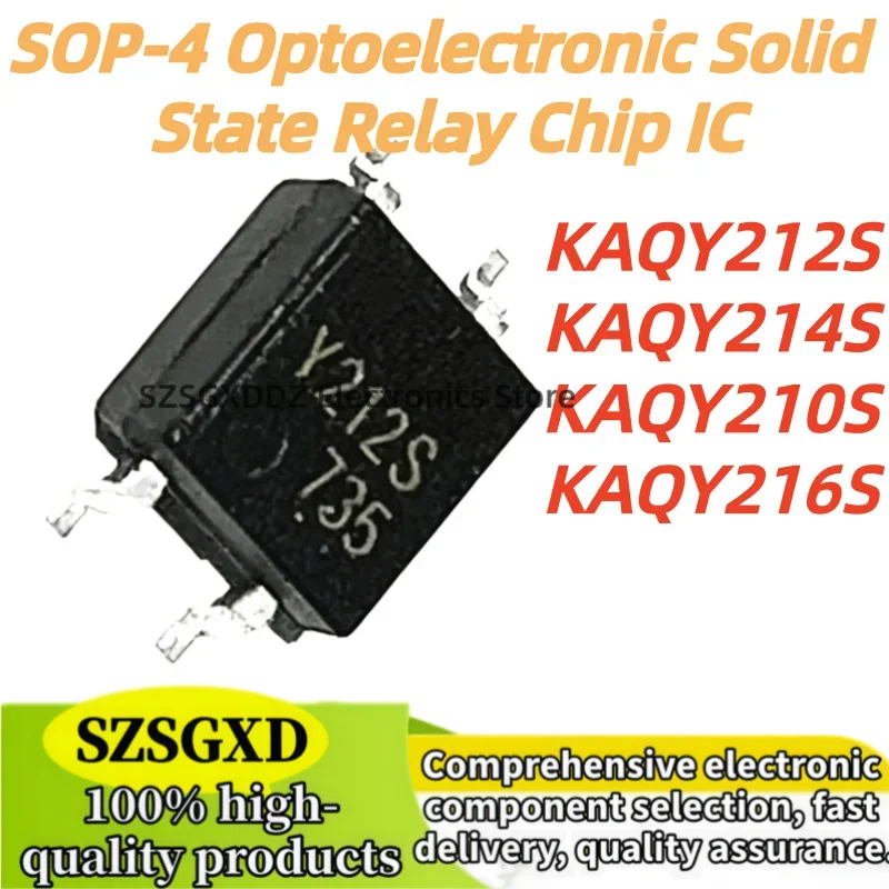 5piezas/lote 100% nuevo quality KAQY216S KAQY212S SOP4 KAQY214S KAQY210S SOP-4 Optoelectronic Solid State Relay Chip IC