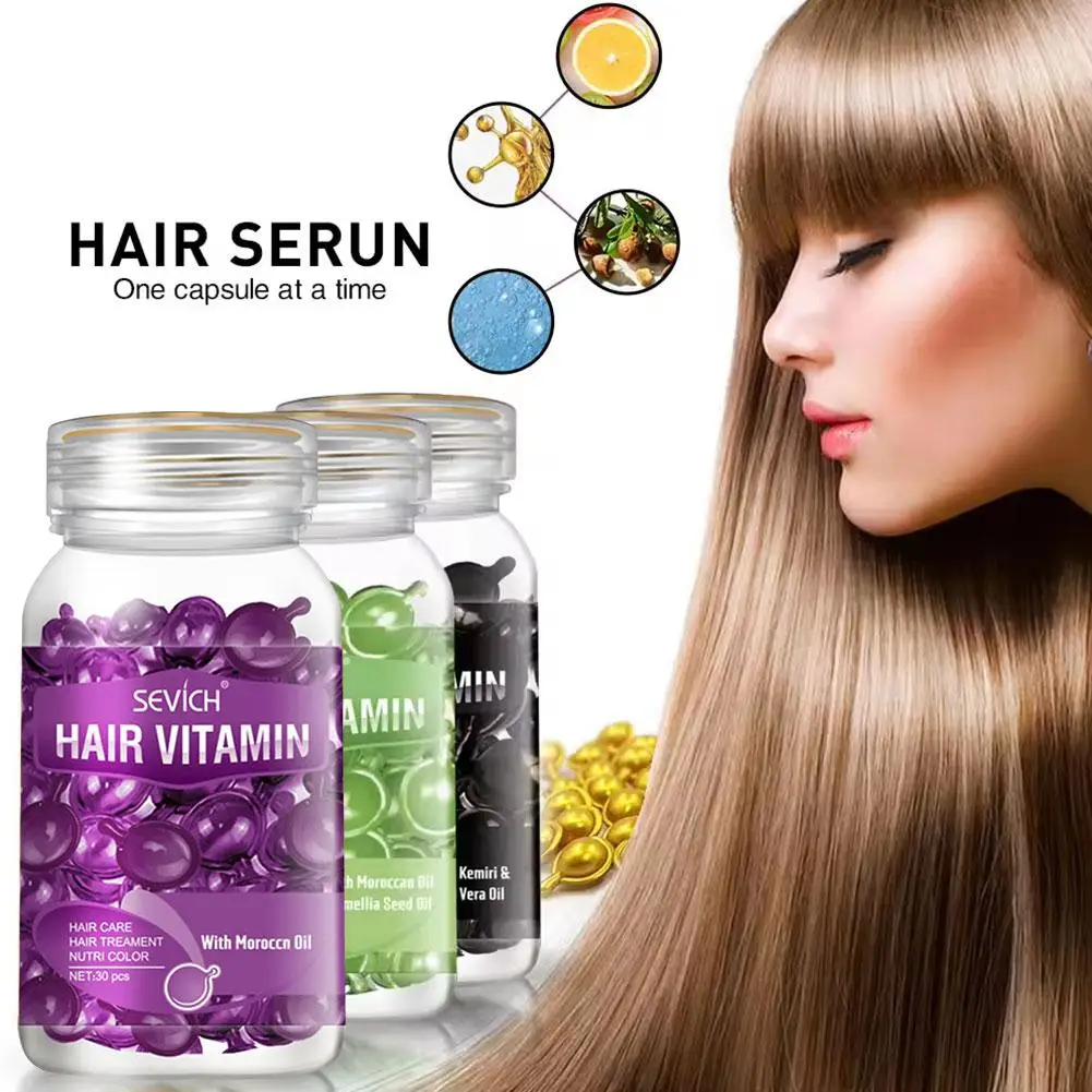 

Sevich Vitamin Keratin Complex Hair Care Oil Capsule Hair Serum For Dry And Damaged Hair Nourishing Scalp Treatment E2V7