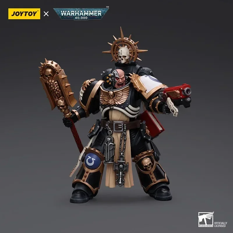 JOYTOY Warhammer 40K 1/18 Action Figure Ultramarines Chaplain Indomitus อะนิเมะคอลเลกชัน Movable Joints ของเล่นเด็กของขวัญ