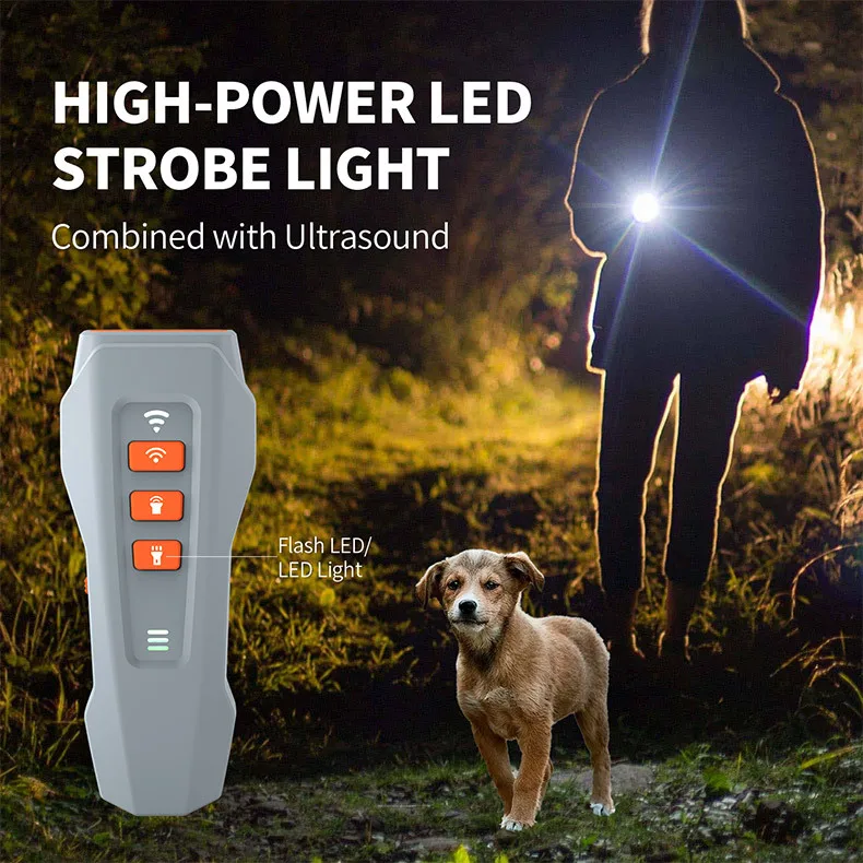 Imagem -04 - Ultrasonic Pet Dog Repeller Anti Barking Stop Bark Training Device Controle Remoto Portátil Usb Recarregável Repelentes