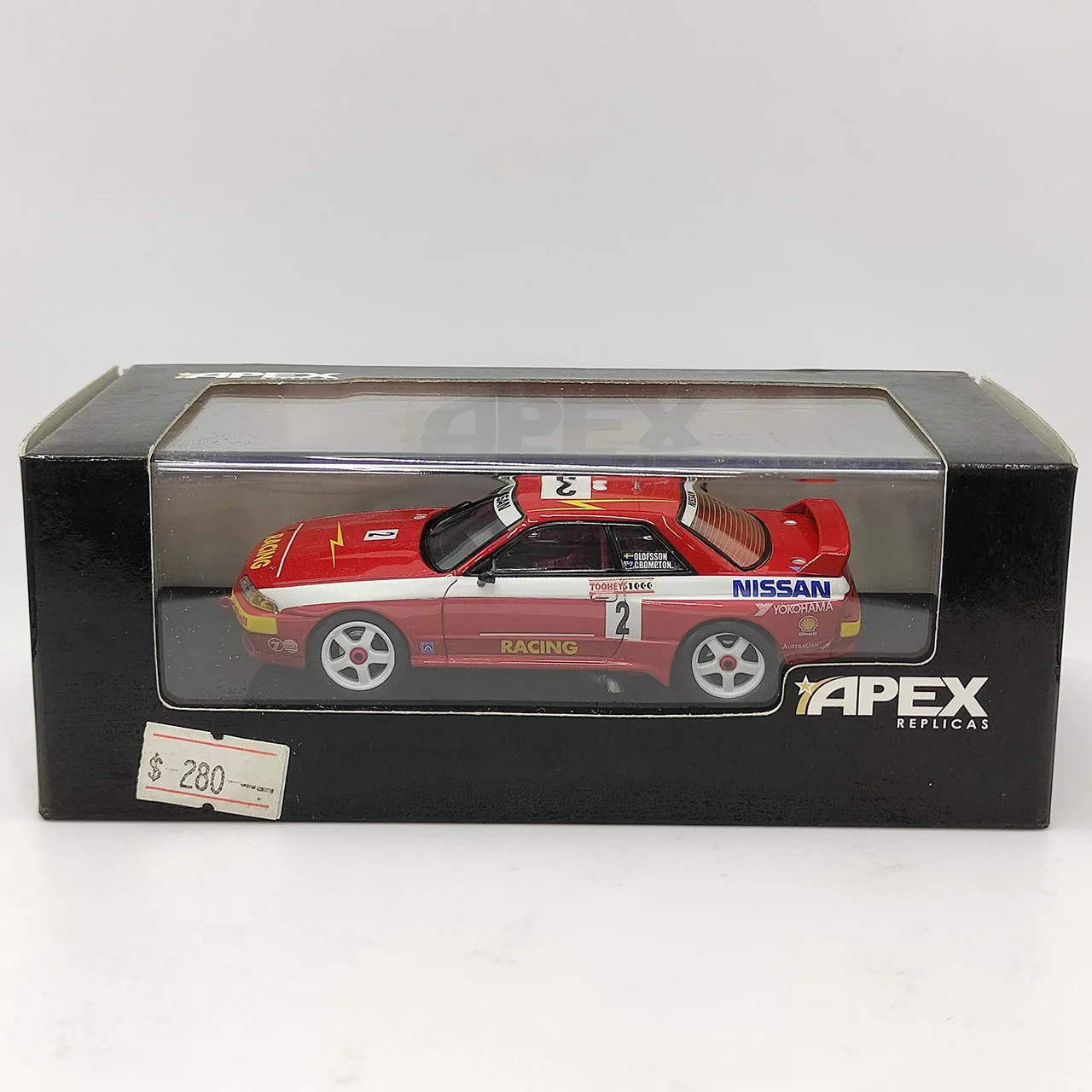 

Литой под давлением APEX масштаб 1:43 SKYLINE GT-R # 2 1992 модель автомобиля из сплава, Коллекционная игрушка, подарок, сувенир, витрина, орнамент