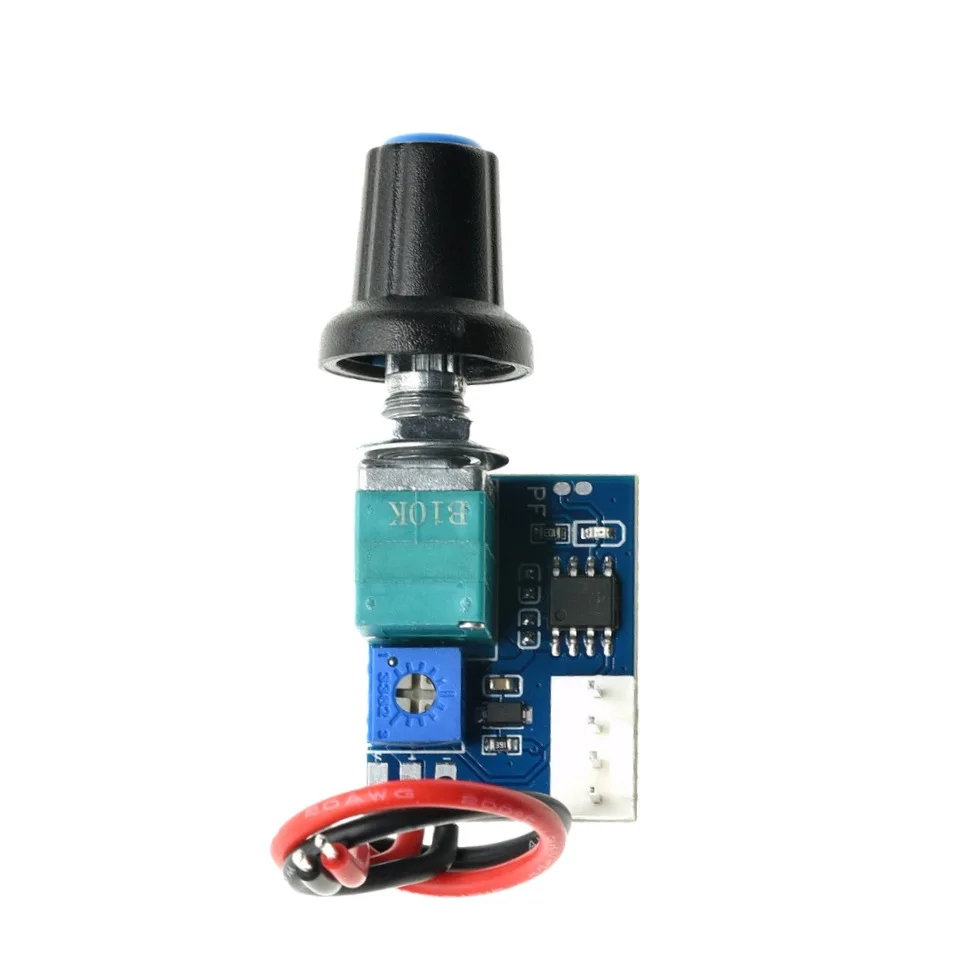 Geräuschloser 12V PWM-Lüfterdrehzahlregler – 4-Pin kleiner Leistungsregler für PC-Gehäuselüfter – Detail 3