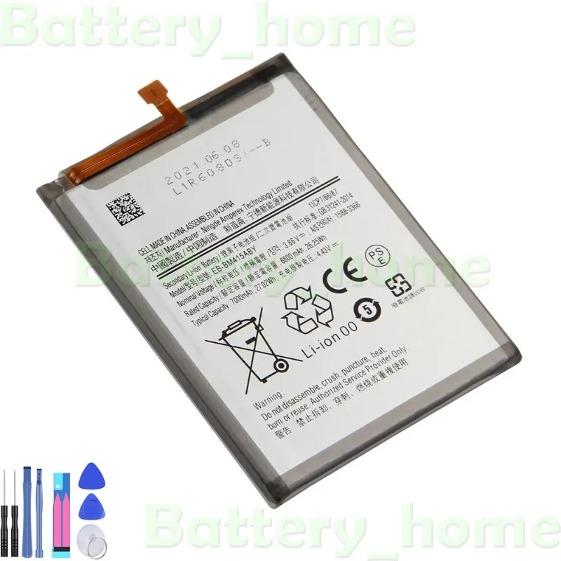 

Replace EB-BM415ABY battery for M51 M515 M515F M62 F62 tool