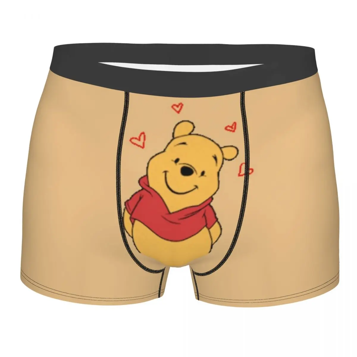 

Custom Cool Winnie The Pooh Boxers Shorts Panties Male Underpants Comfortable Briefs Underwear