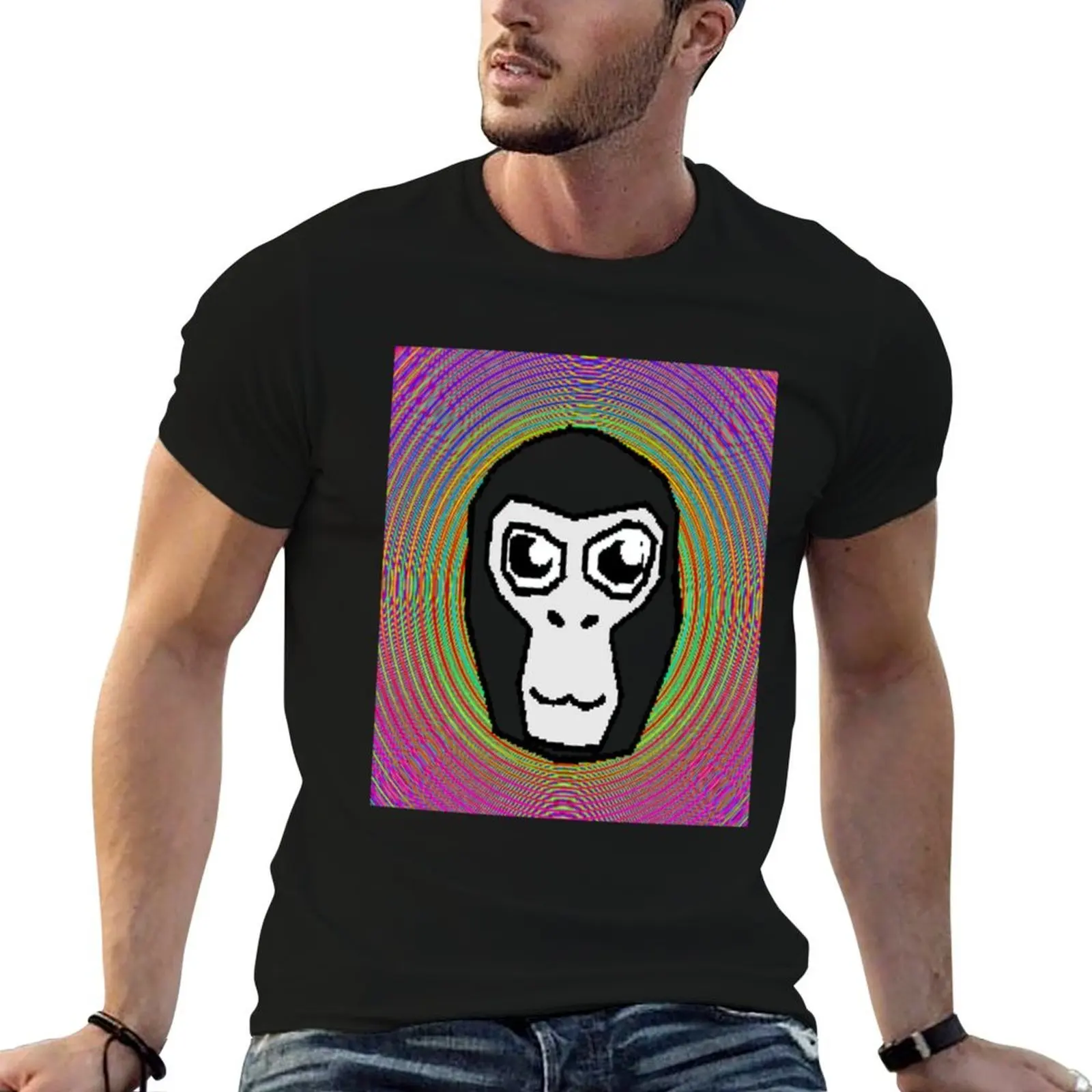 

Gorilla Tag T-Shirt black cotton t-shirt plain for man package t shirt custom print T-Shirt