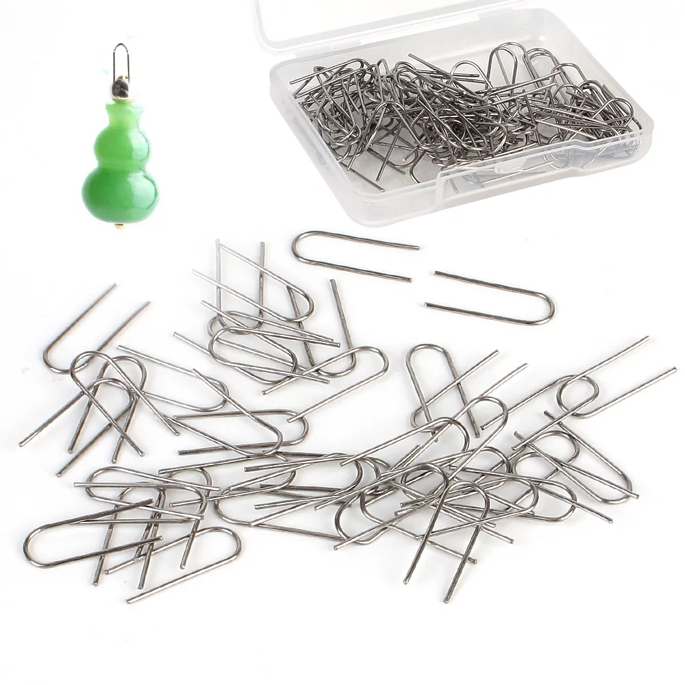 100pcs/set Nichrome Wire Pyrography Wire Tips Pottery Ornament Hanger High Temperature Resistance Tungsten Wire Hanging