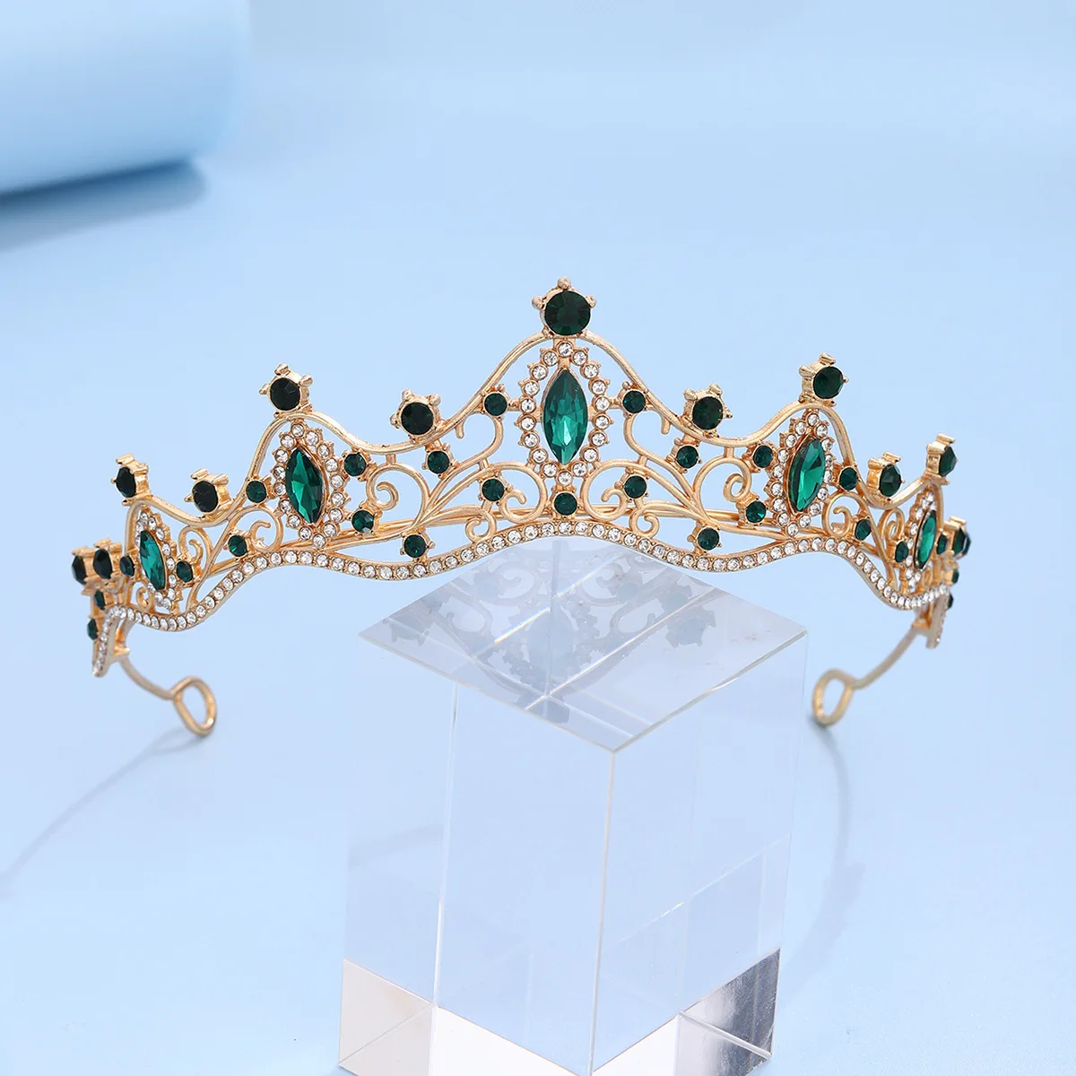 Copricapo della sposa - Corona. Matrimonio. Lussuose e dei dollari. Accessorio per capelli da sposa. Cerimonia del 18° compleanno in arrivo. Corona ac