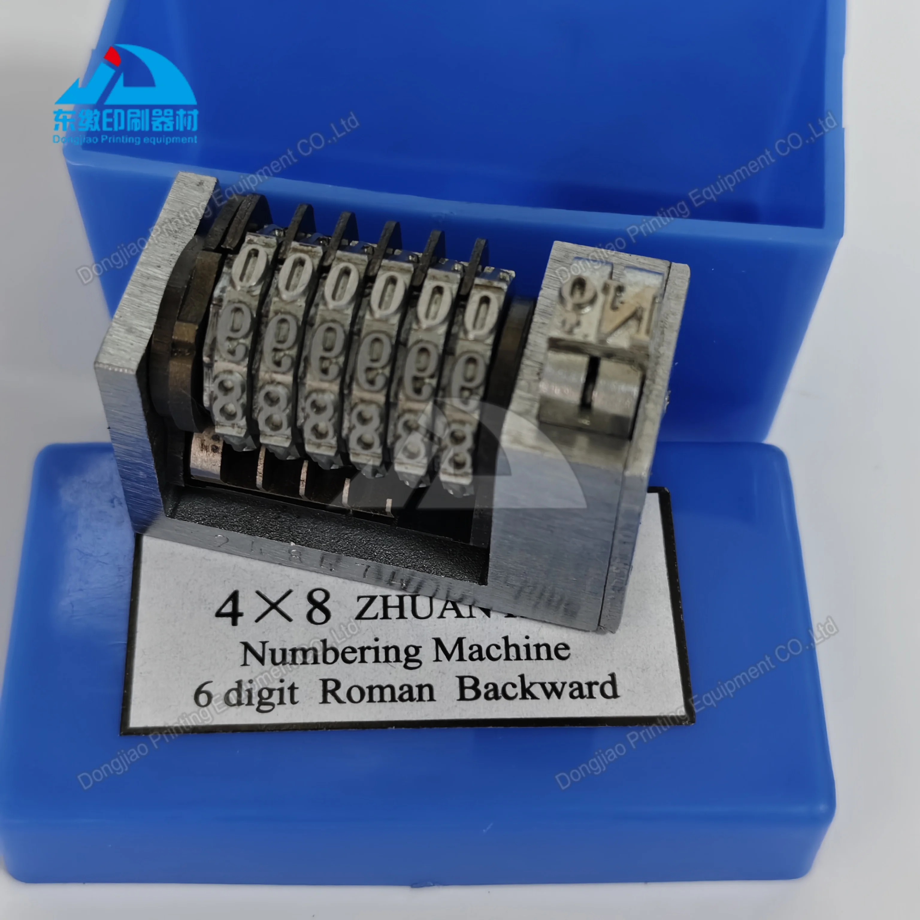 

Printing Machinery Spare Parts Numbering Machine 6 Digits 4x8 for Roman Backward Numbering Machine