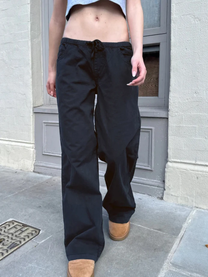 السراويل البضائع النسائية سيدة أربعة مواسم القطن الساتان مكبل عالية الخصر نادي الحفلات شيك لامعة الترتر بريق مصقول الطيات