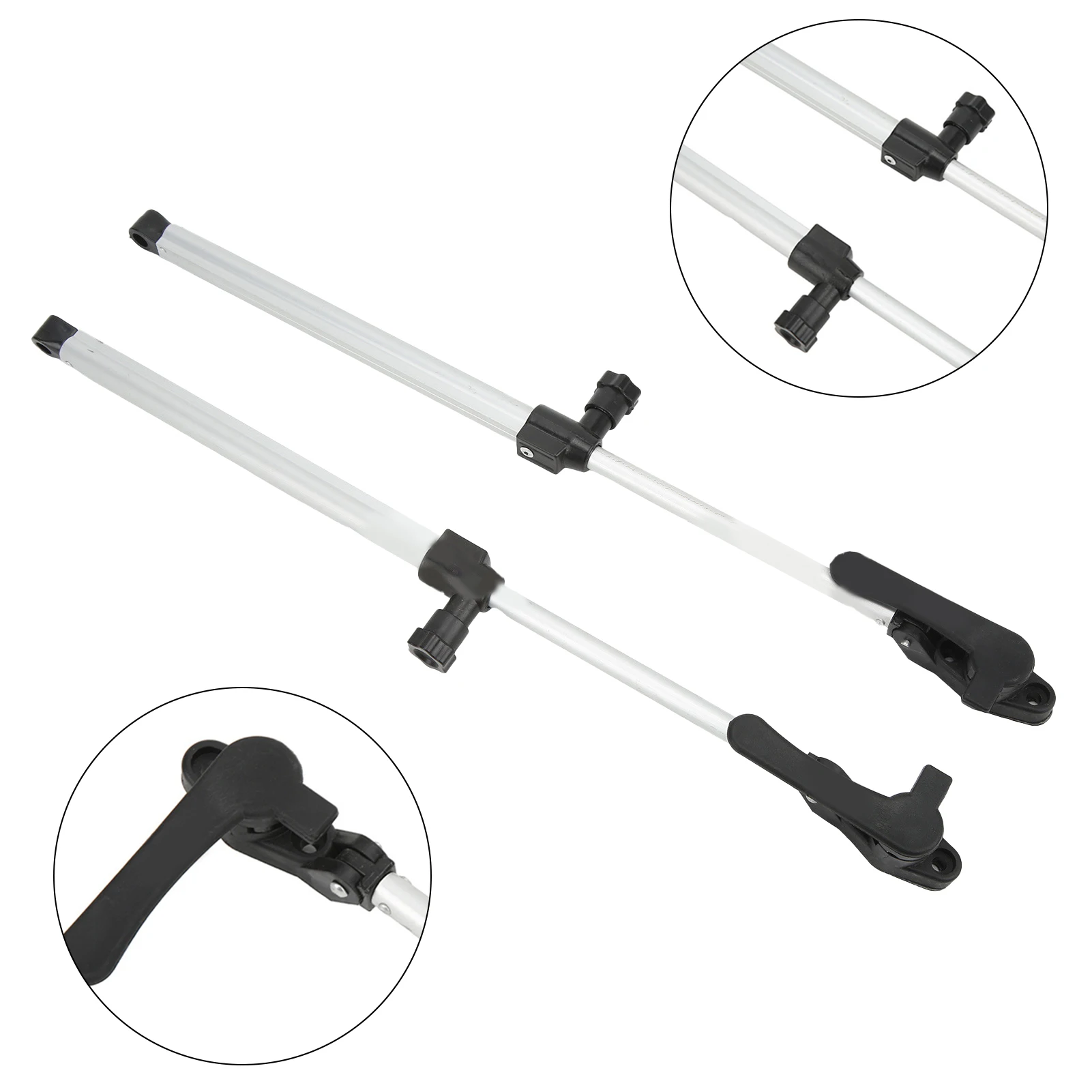 نافذة التخييم دعم نافذة RV دعم شريط الارتداد التلقائي فتح الختم الآمن تعزيز السلامة خفيفة الوزن البناء #5