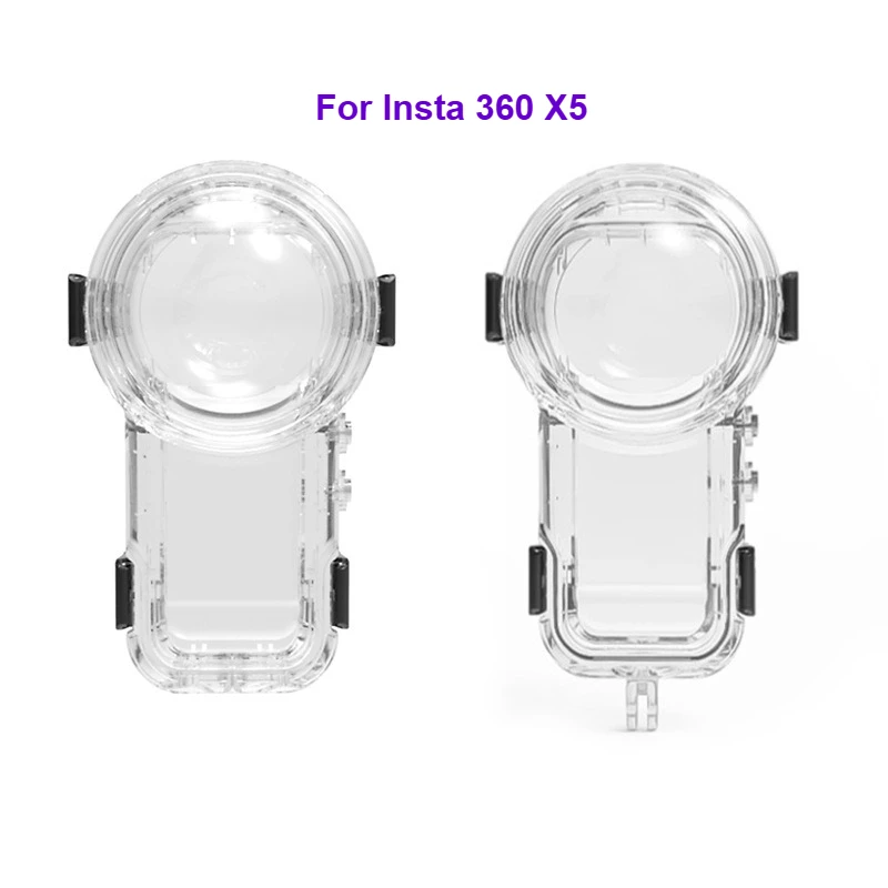 

For Insta 360 X5 Invisible Dive Case Housing Waterproof (197ft) Underwater Dive Protective Shell for Insta360 X5 Accessories