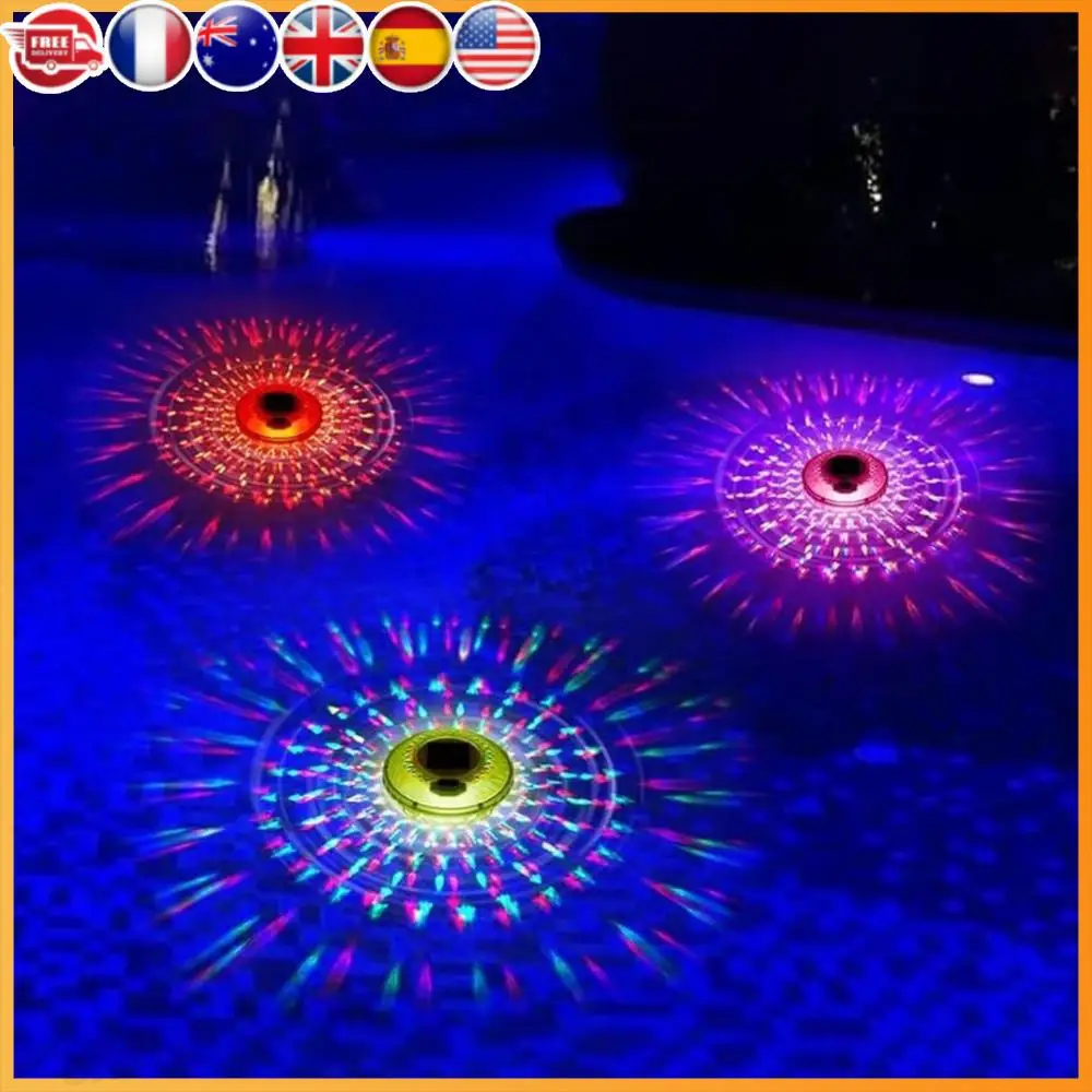 

Solar Adjustable Pool Chlorine Dispenser with Colorful Lights Floating Pool Chlorine Dispenser Chlorine Tablet Floater