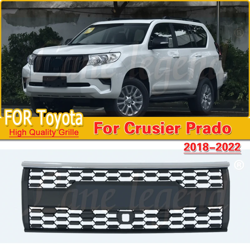 

Решетка радиатора на передний бампер для Toyota Prado Cruiser Fj15 2018-2022