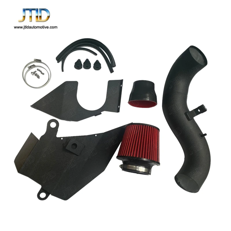 

JTLD INT-VW-001 Exhaust Cold Air Intake System Induction Kit for VW GTI Golf R AllTrack Sportwagen MK7/7.5 GLI A3 S3 TT Exhaust