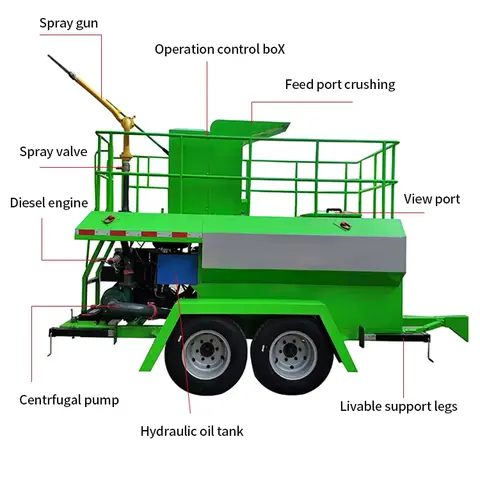 China Good Quality Large Capacity Hydroseeding Machine for Golf Course Grass Seeding in Australian Price