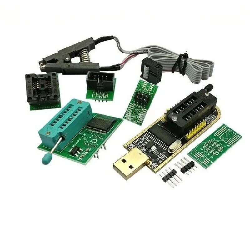 Modified  CH341A USB Programmer, BIOS FLASH 24 25 EEPROM Burner for Motherboard Router LCD Chip Programming