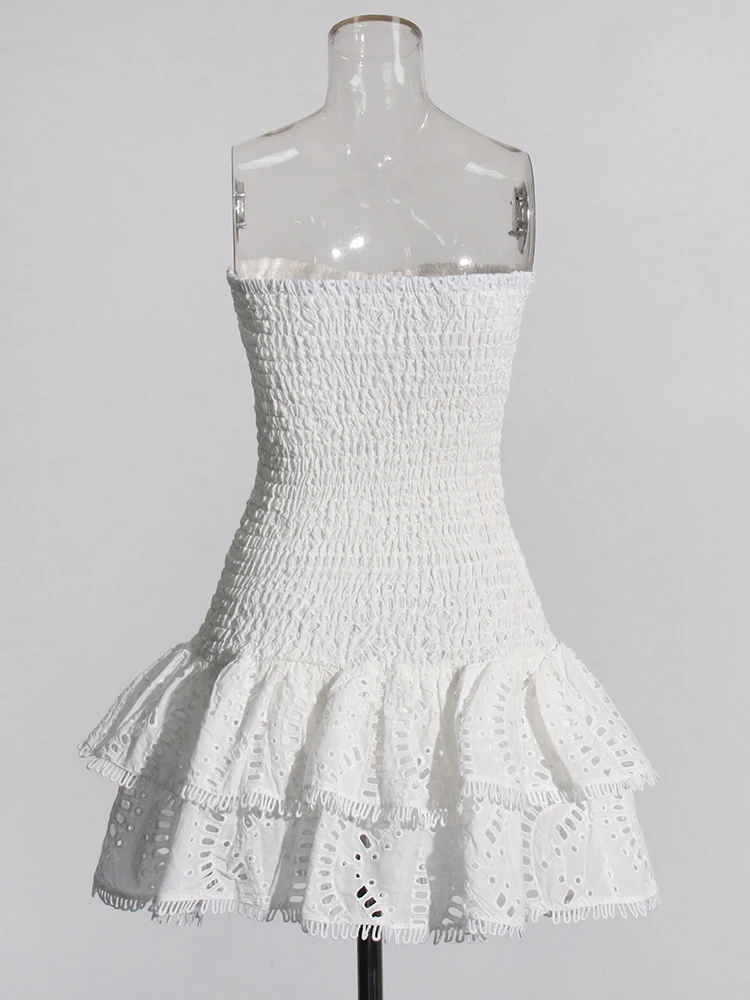 Patchwork Long Sleejsons High Waist 2 Piece Mini Dress