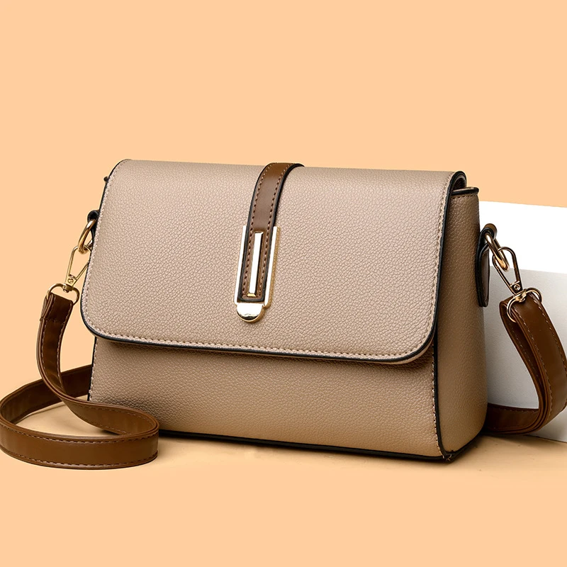 Women Shoulder Bags Ladies Messenger Crossbody Flip Purses Handbags Single Thin Adjustable Shoulder Strap Square Horizontal Bag