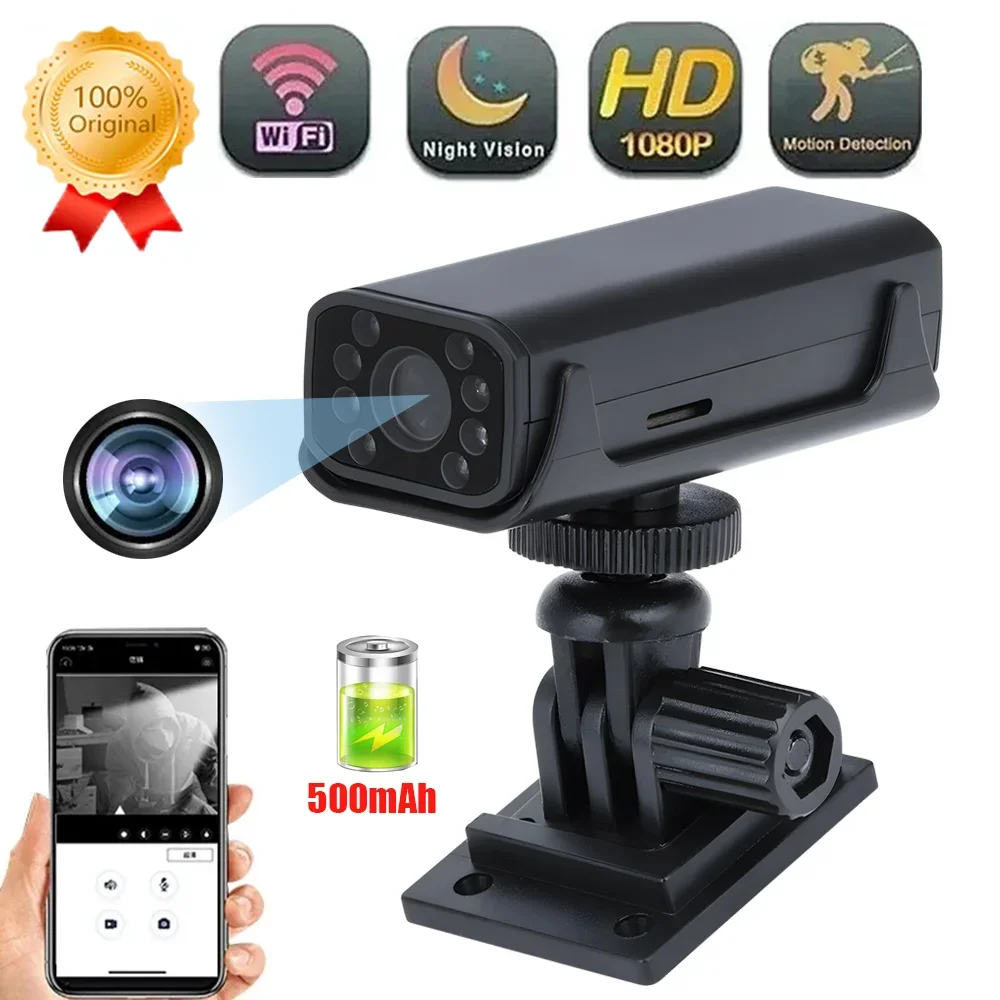 HD 1080P WiFi Mini Camera Remote Monitor Night Vision Motion Detection Intelligent Surveillance Camcorder Home Security 2026 NEW