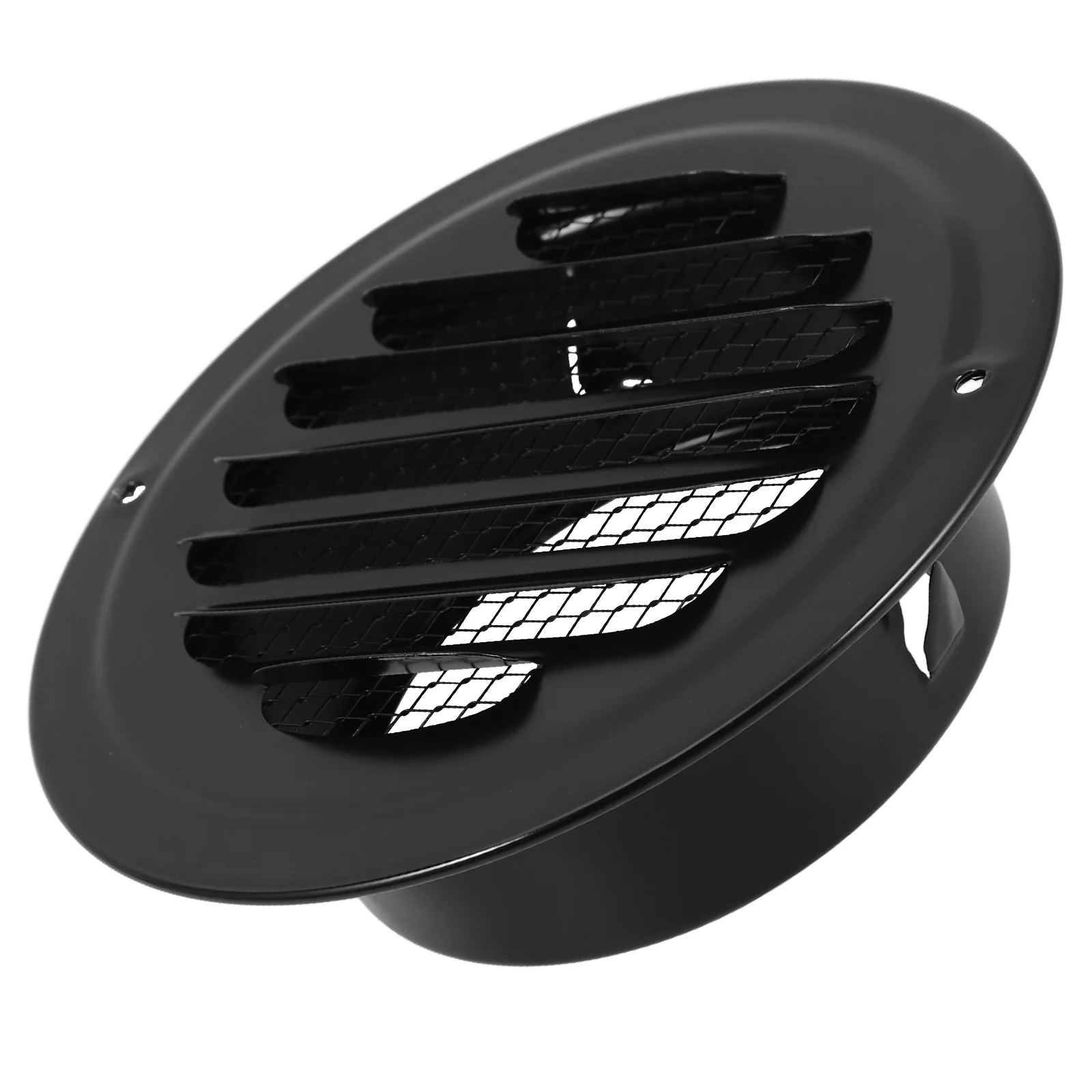 Ventilazione Cappa di scarico Tende per finestre Copertura nera Aria Calore Coperture per auto Parete in lega di alluminio Soffit rotondo in acciaio inossidabile